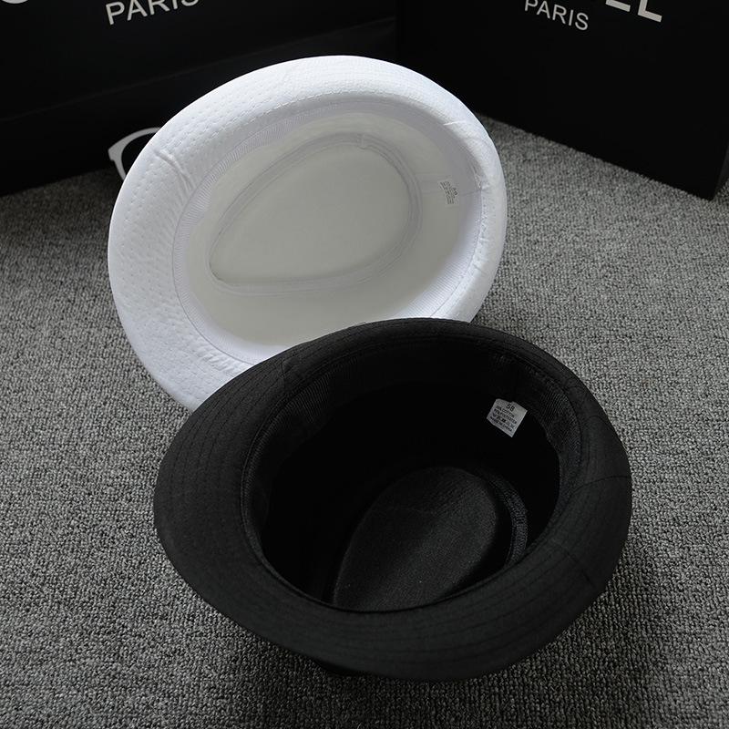 Cappello Panama Jazz Britannico Unisex - Tinta Unita Tessuto Liscio
