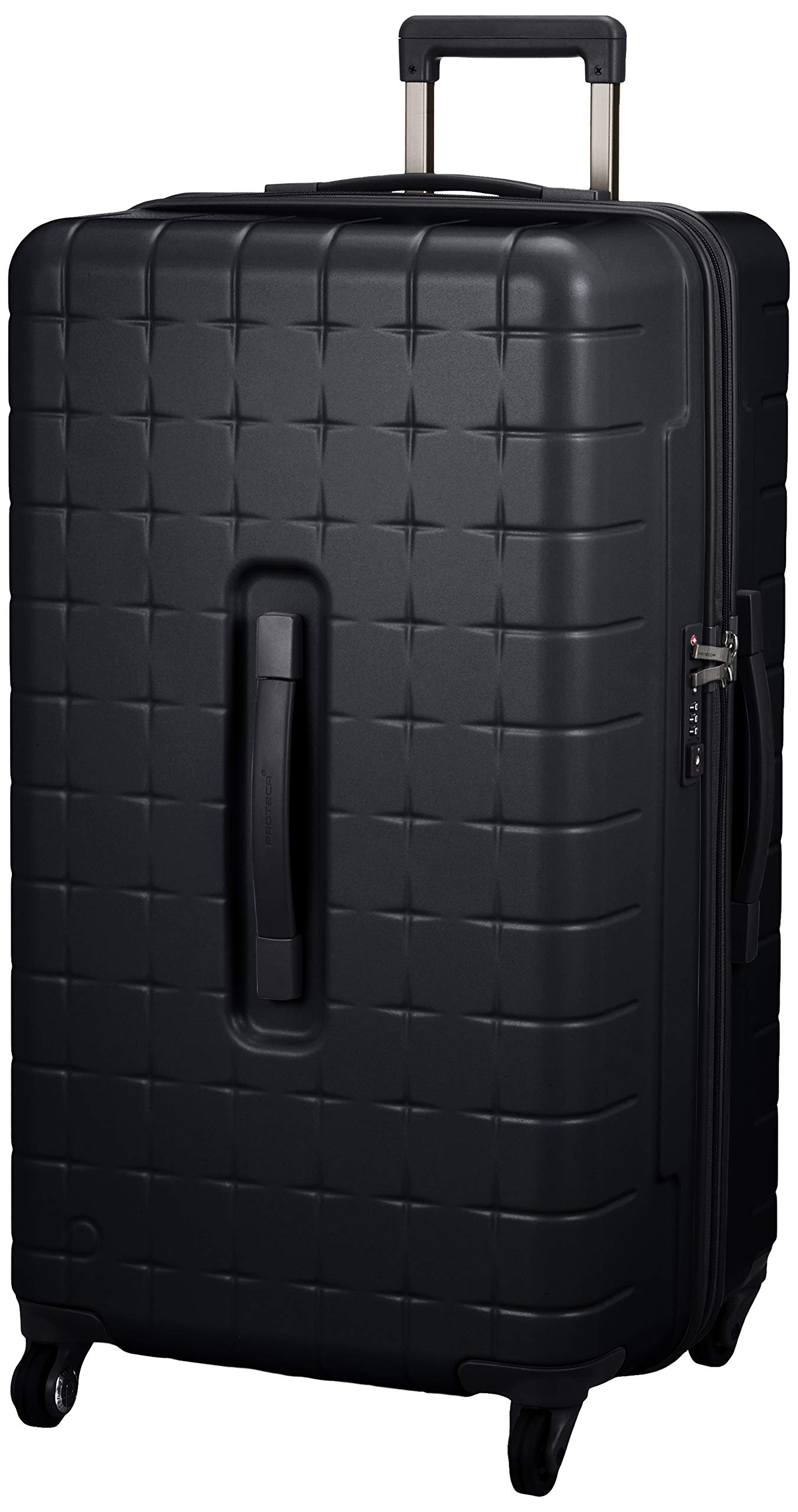 

Suitcase Carry Case Carry Bag Large Large Capacity L Size Made in Japan 10 Nights or More 101L 3 Year Warranty Caster Stopper 360T Black [Proteca]