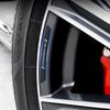 4Pcs Auto Wheel Hub Badge Tire Rim Stickers Accessories For Porsche 911 918 928 944 968 Boxster Cayenne Macan Panamera