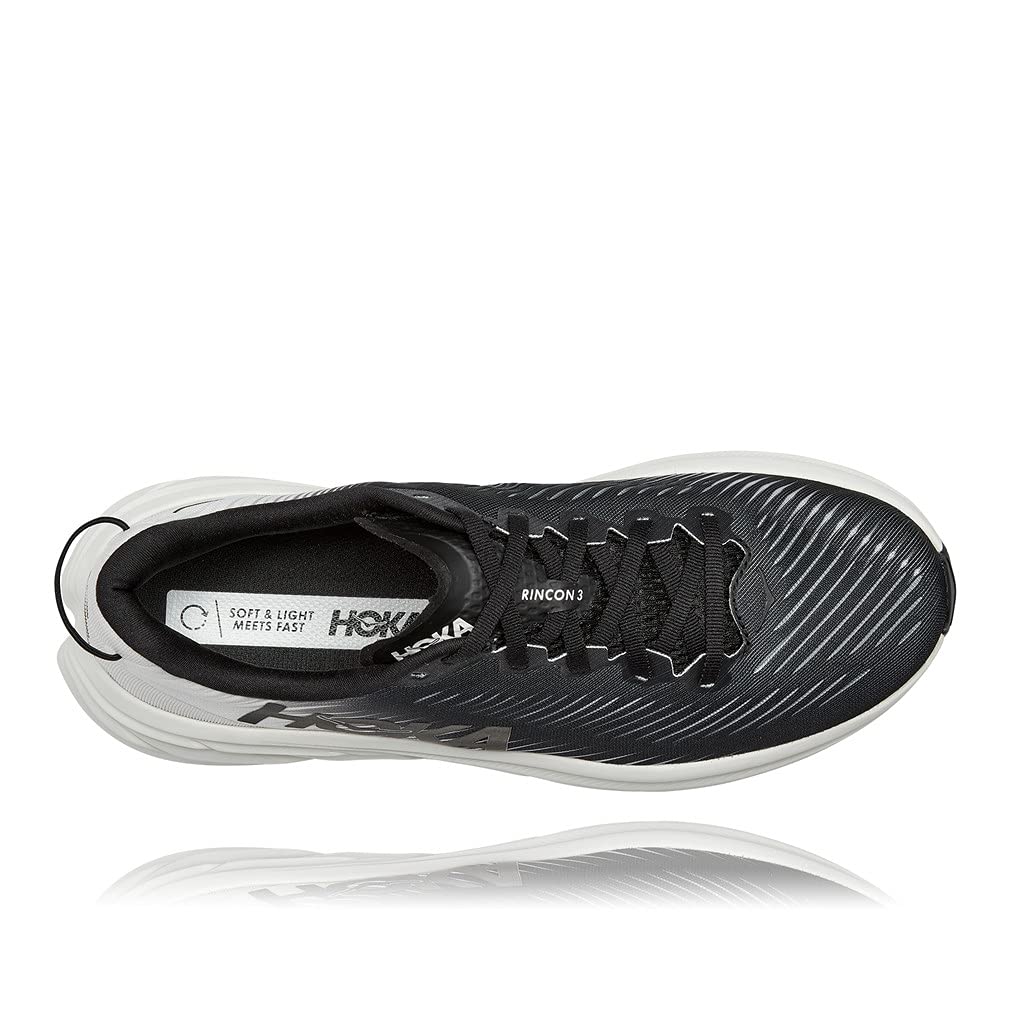 HOKA ONE ONE RINCON 3 WIDE BLACK/WHITE 28.5CM