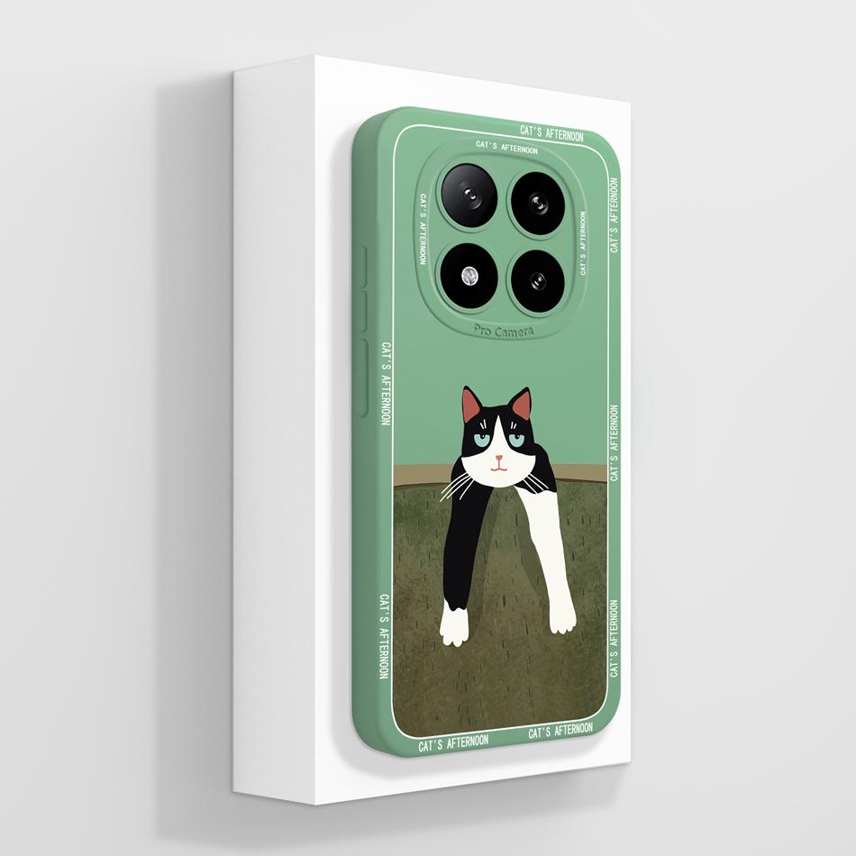 For Poco X7 Pro Case Cute Panda Soft High Quality Liquid Silicone Back Cover For Poco X 7 X7Pro Full Protection Phone Shell