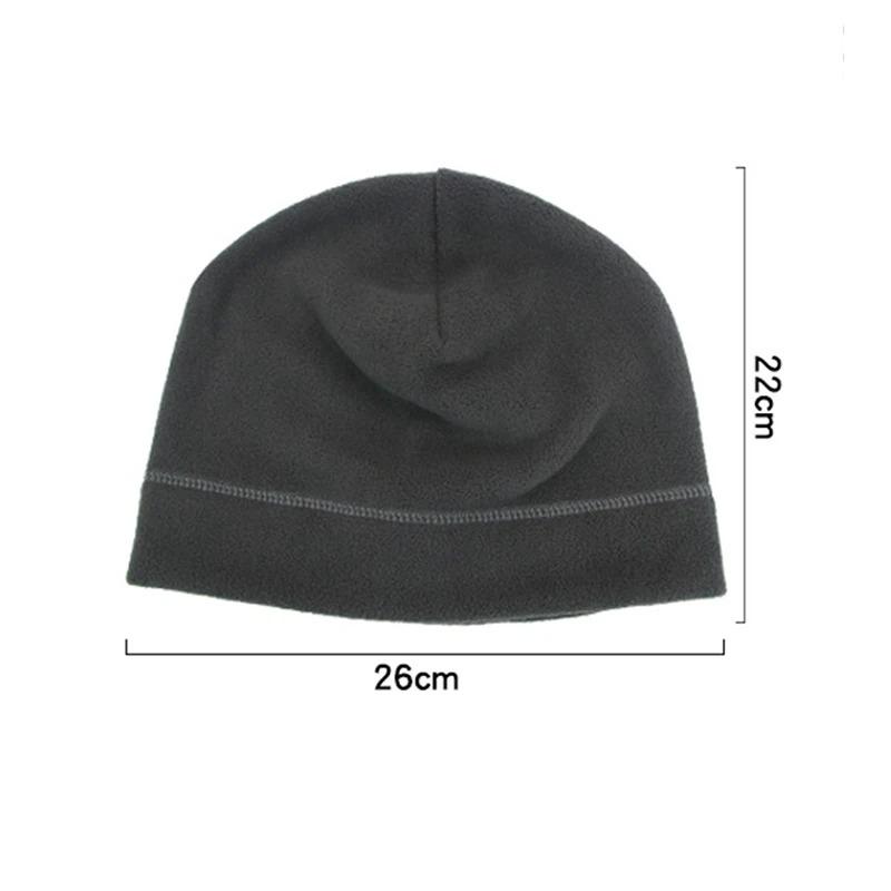 1 Stück Radmütze Winter Fleece Mütze Unisex Wärme Winddicht Outdoor-Mütze Langlebig Bequem Weich für Kaltes Wetter Outdoor-Kappe
