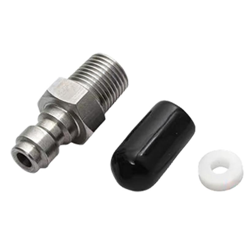 M10x1/ 1/8NPT/ 1/8BSP Außengewinde Schnellkupplungsventile 8mm Gewinde Schnellkupplungsfitting Für Hochdruckpumpen 1-Wege-Ventile