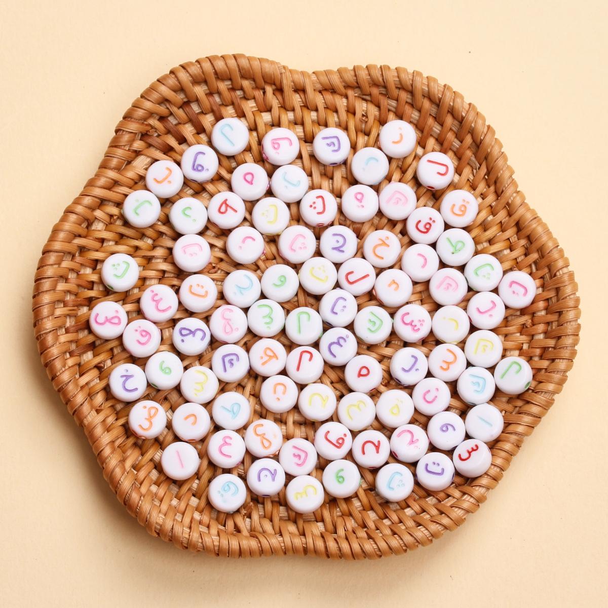 

Принадлежности для домашней вечеринки Сделай сам 6,5 мм Ювелирные подарки Бусины Браслет ручной работы Ожерелье Арабские Акриловые аксессуары 100 шт. Круглые Модные