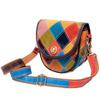 Johnature Genuine Leather Color Splicing Women Bag Vintage Soft Cowhide Versatile Plaid Shoulder & Crossbody Bags