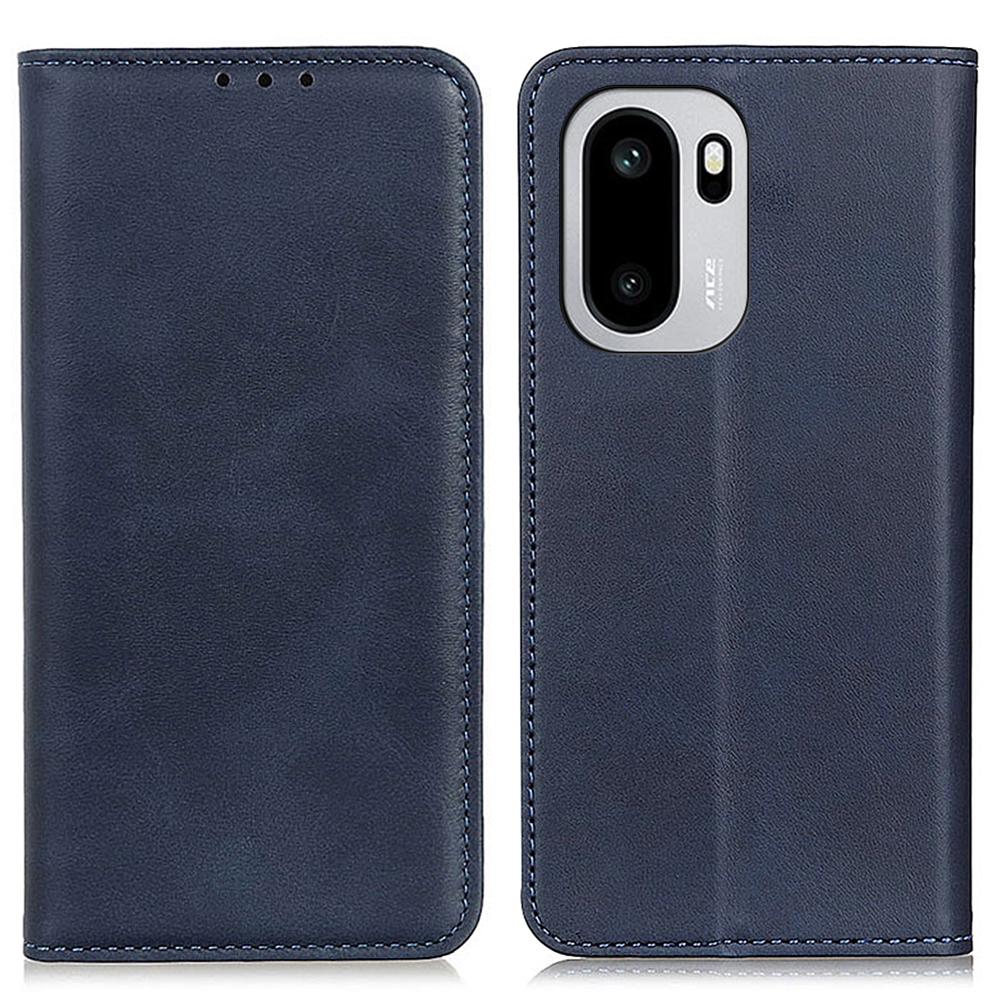 For OnePlus 15R 5G/Ace 6T 5G/Ace 6 5G Case Cowhide Texture Split Leather Flip Wallet Phone Cover