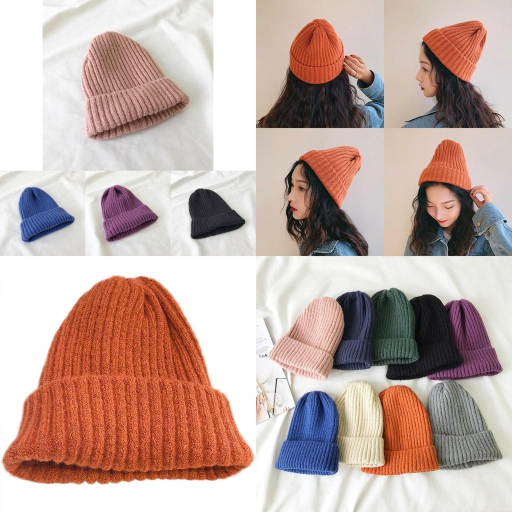 Cozy Winter Knit Hat For Women And Men Soft Cotton Beanie In Multiple Colors