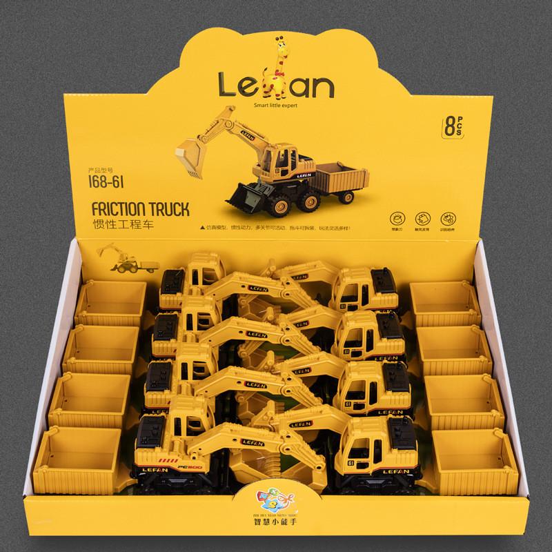 Bulldozer Simulation Excavator Dump Truck Model Children Toy With Joints Movable