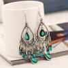 Style Water Bohemian Drop Earrings With Tassels And Rhinestone Details Women For