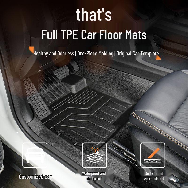 Full Coverage TPE Floor Mats for 2024 Beijing BJ30 - Car Modification & Decorative Accessories