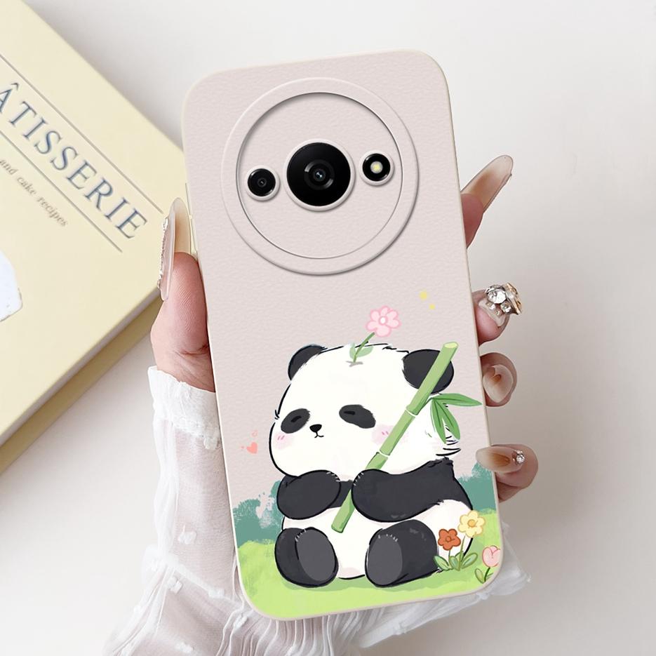 For Xiaomi Redmi A3 Case PocoC61 Cute Funny Cartoon Cover Shockproof Phone Case For Xiaomi Poco C61 C 61 RedmiA3 Soft TPU Fundas