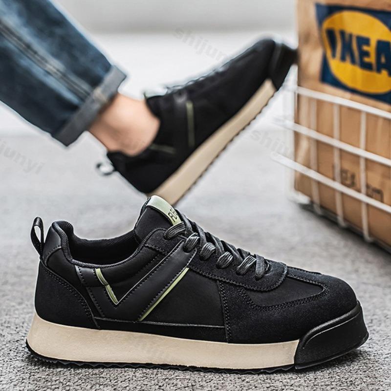 Fashion Retro Niche Design Casual Thick Soled Low Top Shoes for Men Spring 2025 New Fashion Trendy Versatile Comfortable Chunky sneakers