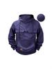 Men's American Retro Fleece Hooded Sweatshirt - Autumn/Winter Multi-Pocket Pullover Jacket