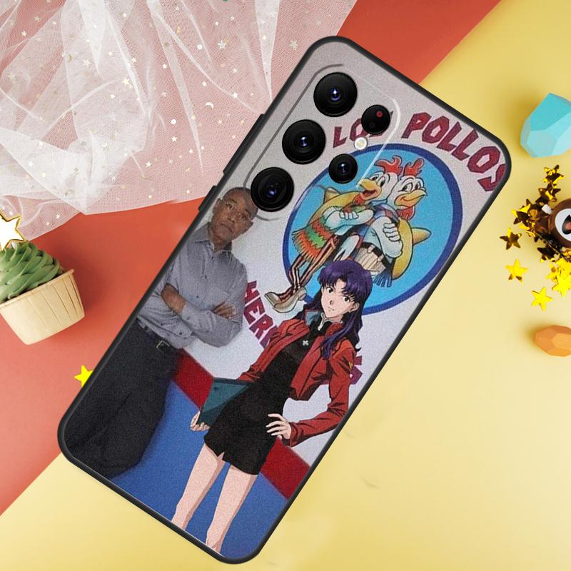 Misato and Gus Phone Case For Samsung Galaxy S25 S26 Ultra S21 S20 S22 S23 Ultra S10 Plus S24 FE Cover Coque