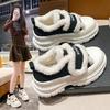 Fashion 2024 thick-soled Korean daddy shoes for women sports style new winter sports shoes show foot small light leisure shoes