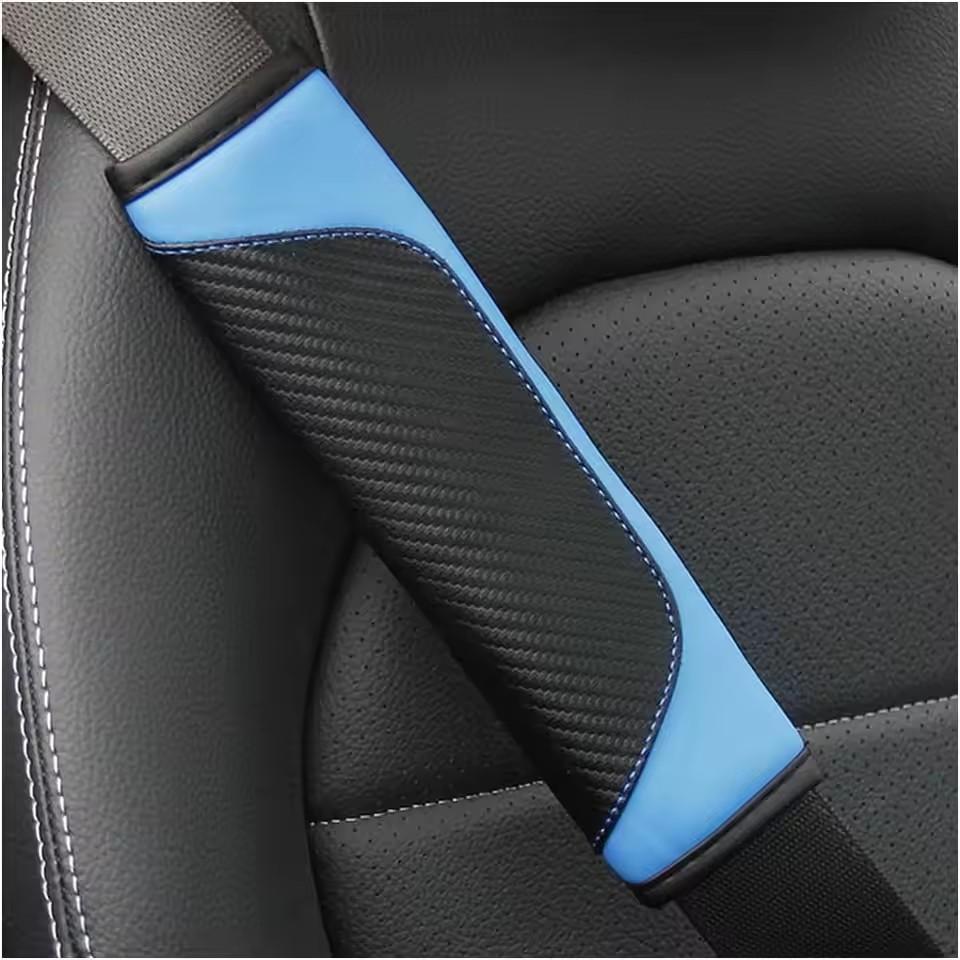 

1PC/2PCS PU Leather Seat Belt Cover Pad - Soft Shoulder Protection, Breathable & Comfortable, Universal Car Accessories