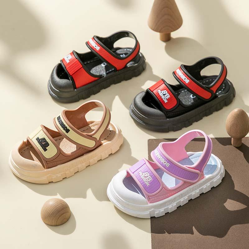 Children's Non-slip Soft Sole Cartoon Sandals for Bathroom & Home