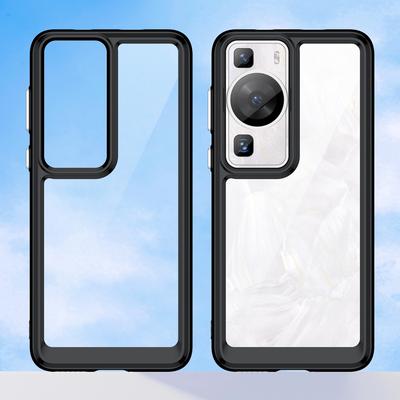Raised Bezel Phone Case for Huawei P60/P60 Pro,TPU+Acrylic Phone Shell Drop Protection Cover
