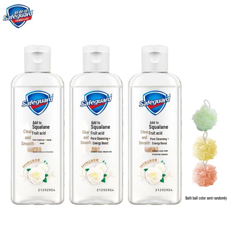 

Safeguard Camellia Scent Shower Gel 3-Pack