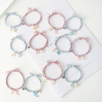 Cartoon-Zubehör-Armband, weibliches Paar-Armband, ein Paar für Freund, kleineres Lederscheide-Saugnapf-Magnet-Fünfzack-Stern-Armband