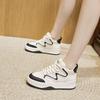 Leather flat-soled white shoes women's fashion trend 2025 new autumn shoes women's thick-soled versatile casual sports board shoes