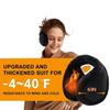 Warm earmuffs, unisex soft earmuffs, cold-resistant fleece cover, adjustable, suitable for outdoor hiking activities