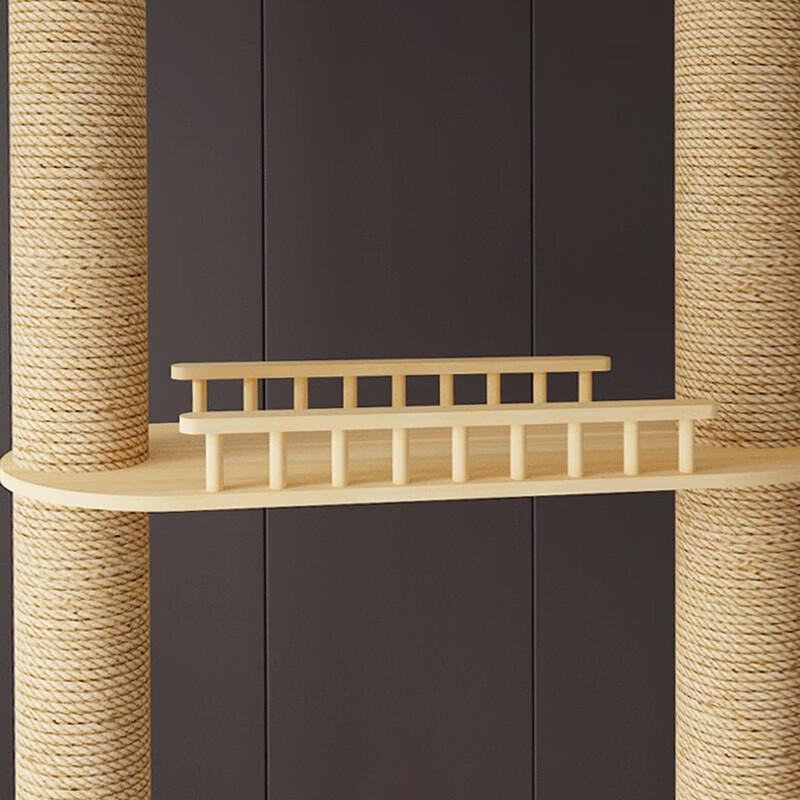 YUNXIAOSHI Cat Tree with Scratching Post and Rotating Balls