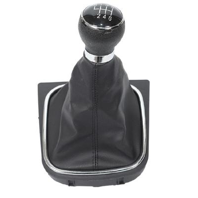 Comfortable Automotive Interior Decoration 6 Speed Handle Knob Gear Shifts Stick With Protective Gaiter For Golf MK5 MK6