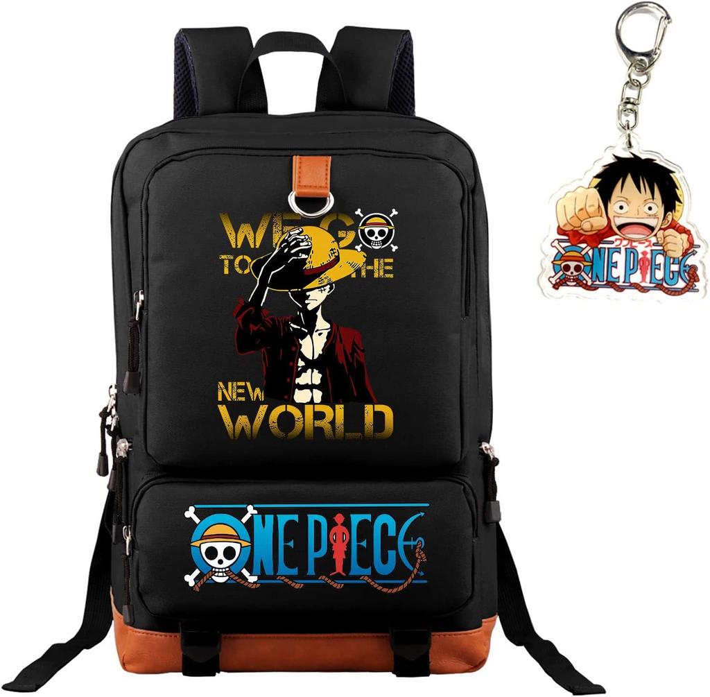 Anime Cartoon Print Teen Student Schoolbag Large Capacity Travel Bag Men And Women Backpack