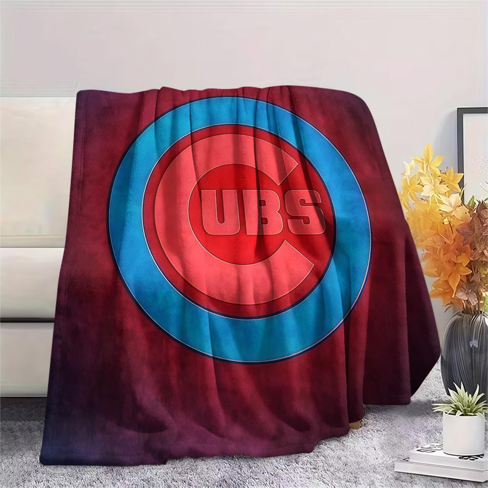 Chicago Cubs2 Flannel Blanket, High quality Comfortable for All Seasons, Home Decor, Warmth and Comfort