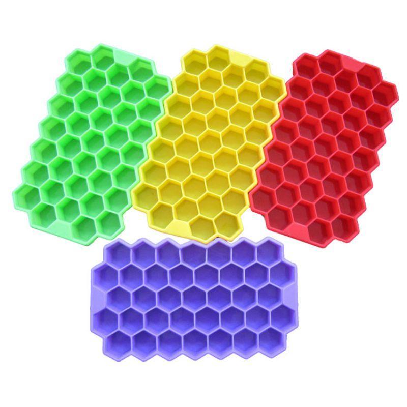 Ekologická silikonová miska na led s dutinou, mini kostky ledu, malá čtvercová forma, výrobník ledu, nový