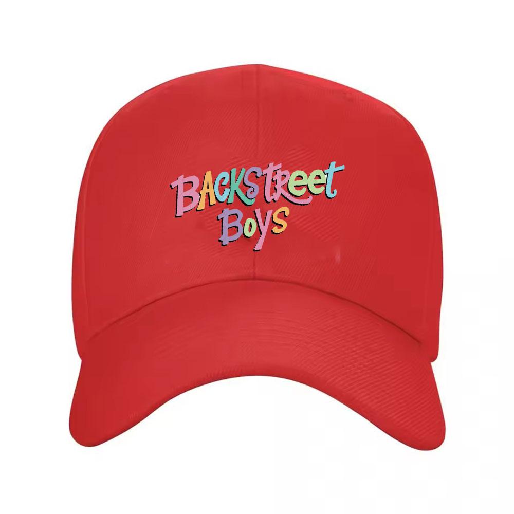 Backstreet Boys Letter Baseball Concert Cap Outdoor Retro Trucker Dad Hat Unisex Teens Casual Sunshade Snapback Polyester Cap