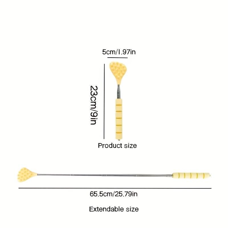 Multi-Color Telescopic Handle Pet Massage Comb, Cat Soothing Itch Brush, Durable Metal and Plastic Grooming Tool for Enhanced Pet Health and Comfort