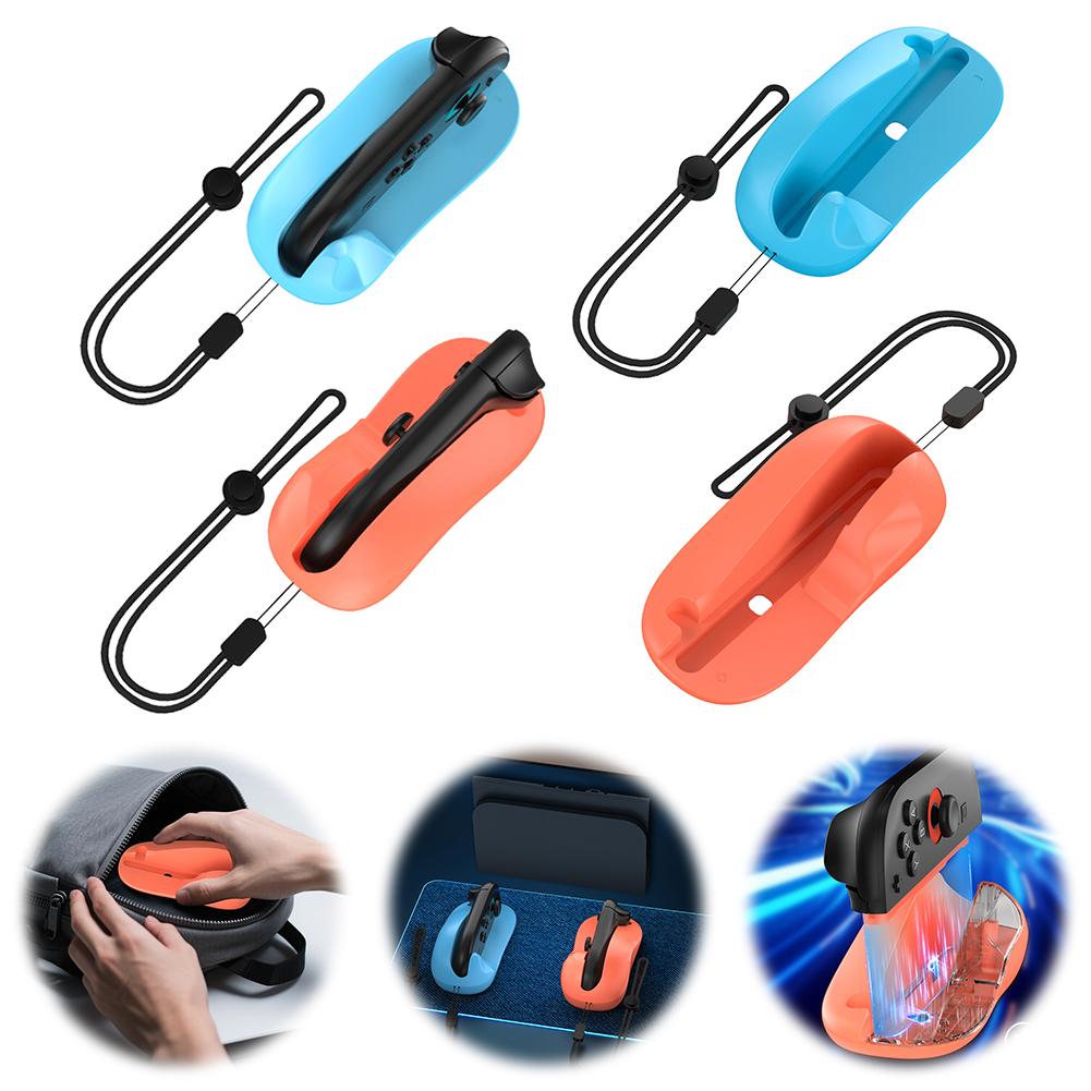 2PCS Gaming Controller Mouse Ergonomic Mini Portable Mice Handle Stand Holder Case for Switch 2 Joy-Con Controller Accessories