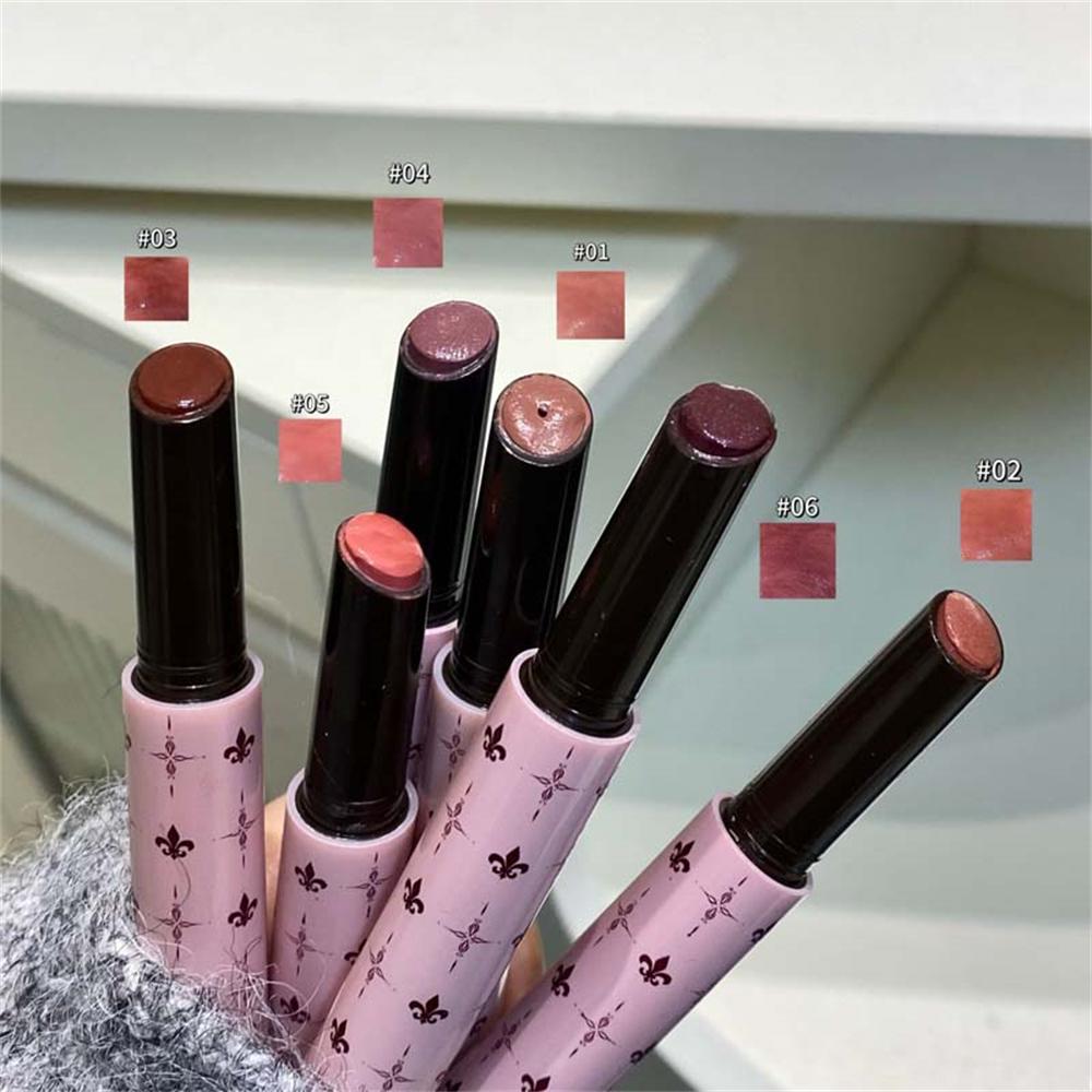 Smile Mulberry Purple Solid Lip Gloss Moisturizing Nourishing Water-gloss Mirror Glass Lip Tint Lipstick Dewy Lip Glaze  Makeup