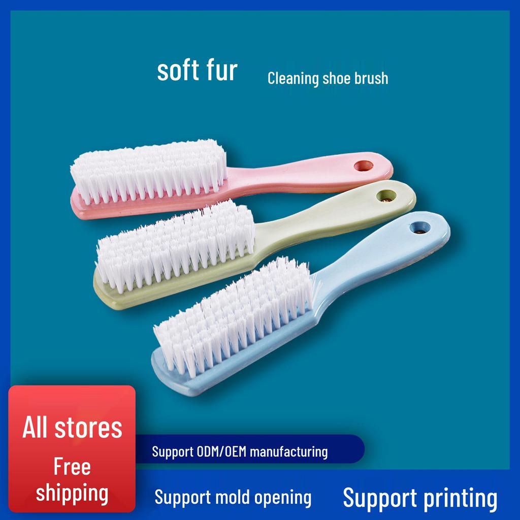Multifunctional Shoe Cleaning Brush: Stiff & Soft Bristles for White Shoes and Laundry Use