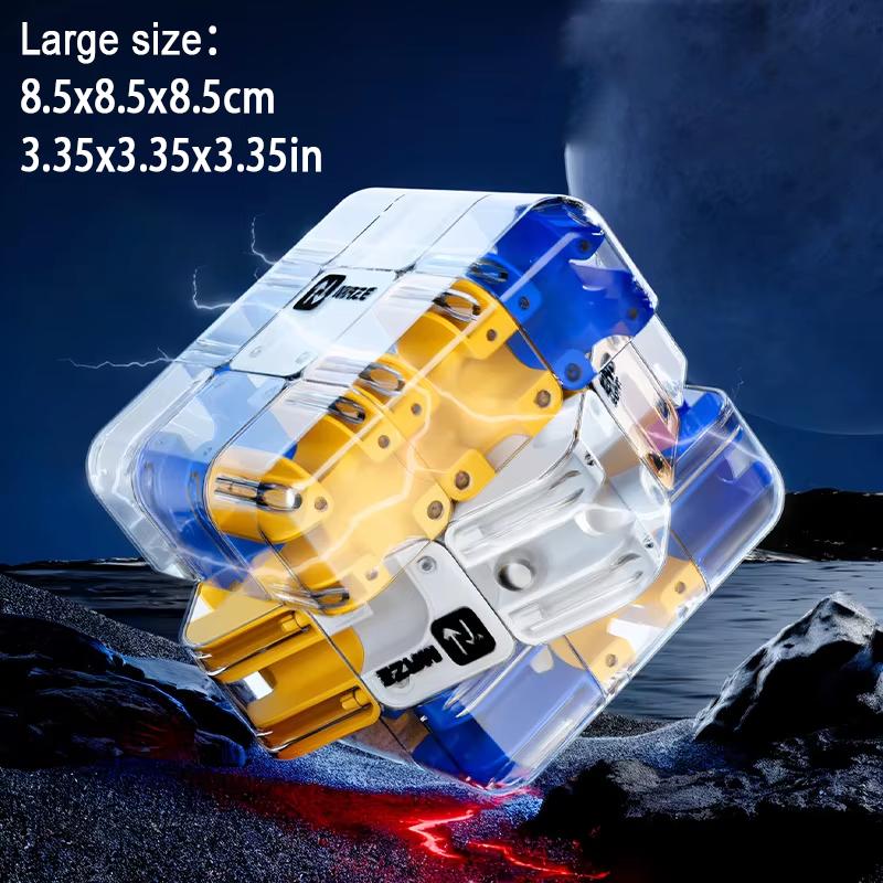 3D Maze Magic Cube Puzzle Toy Kid Labyrinth Rolling Ball Transparent Intelligen Cube Logical Thinking Antistress Education Toy
