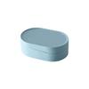 Compact Waterproof Soap Box with Lid – Track Shape Storage Container