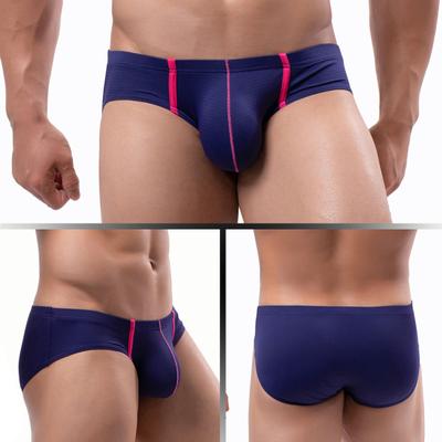 Yousheng Erkek Külot Seksi Düşük Belli U-Şekilli Convex Yumuşak Nefes Alabilen File Külot Yama Renkli Dar Kesim Esnek İç Çamaşırı Günlük Giyim