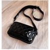 IELGY Ladies Messenger Bag Korean Version Fashion Diamond Small Square Bag