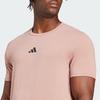 Adidas Aeroready Designed For Training Workout Tee Men Tops Pink JI5771