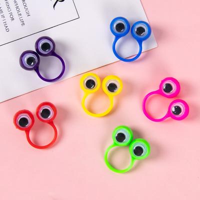 20 Stück Lustige Wackelaugen Fingerpuppen Plastikringe Partygeschenke Spielzeug für Kinder Streiche Spiele Geschenke Geburtstagsdeko