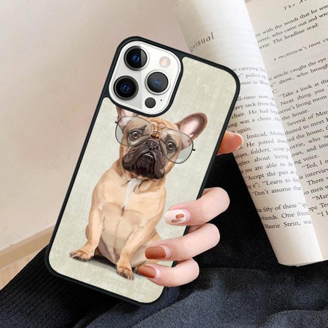 French Bulldog Phone Case Cover For iPhone 17 Air 16 15 14 plus 11 12 13 pro max coque Shell Fundas