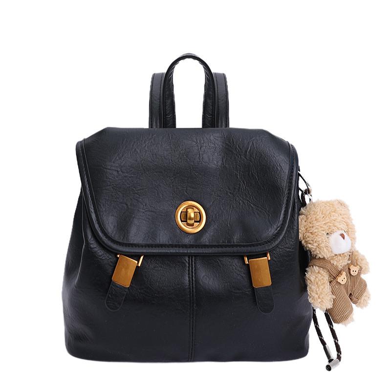 IELGY Ladies Backpack Large Capacity Casual All-Match British Style Backpack