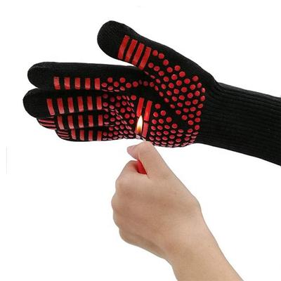 1PC Gloves 800 Degrees Fireproof Anti Heat Insulation Glove Microwave Oven High Temperature Resistance Gloves for Kitchen Cook