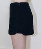 Lady Volume Textured Curve Pants/Skirt (Black)