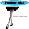 Women's Fishnet Stockings with Bowtie Girls Fish Net Tights with Designs High Waist Pantyhose Thigh High Stockings