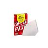 Kalita Coffee Paper Filters, Trapezoid Shape, Serves 4-7 People, Coffee Shop 103 Roshi, 40 Filters, White, Stylish, Camping, Outdoors, Coffee Shop, An