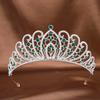 European and American Crown Princess Headwear Wedding Water Diamond Alloy Hair Accessory Full Diamond Crown Makeup Styling Updo Accessory