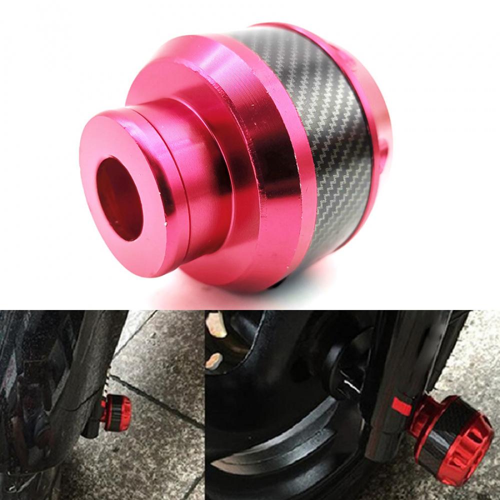 Motocycle Carbon Fiber Motorcycle Front Fork Frame Slider Crash Protection Red